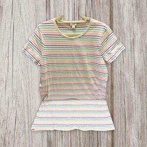 J Crew Colorful Striped Women's Dress size L